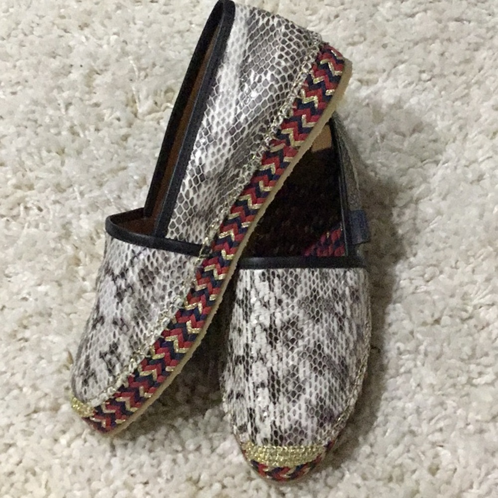 Gucci genuine snakeskin espadrilles